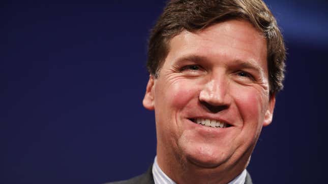 Image for article titled Tucker Carlson Recalls Shrugging Off His Mom’s Death: ‘I Went to Dinner’