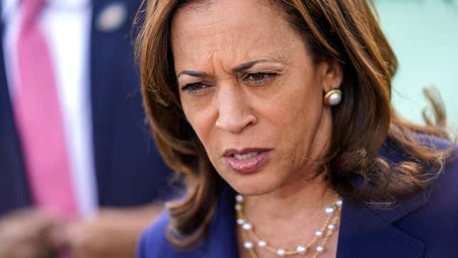 Image for article titled Kamala Harris Loses Benefits After Hours Get Cut At Work