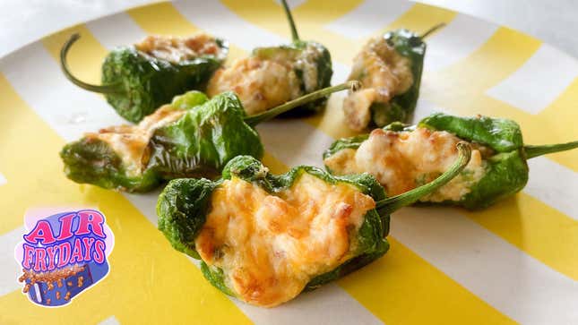 Image for article titled Air Fried Shishito Pepper Poppers Are a Fun Twist on the Classic Appetizer