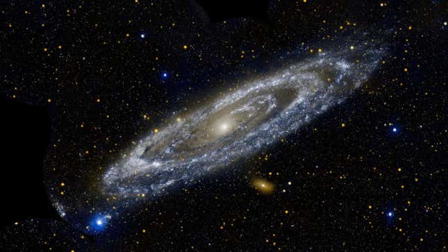 The Andromeda Galaxy captured by the NASA Galaxy Evolution Mapper in 2012.