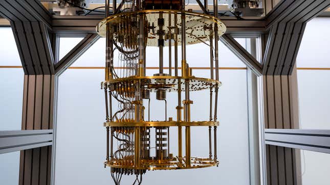 A photo of a quantum computer in Germany.