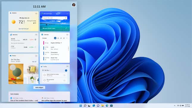 Imagen para el artículo titulado Windows 11 llega en octubre, aunque sin compatibilidad para aplicaciones Android