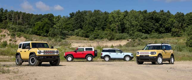 Ford's new Bronco Heritage Editions are gloriously retro