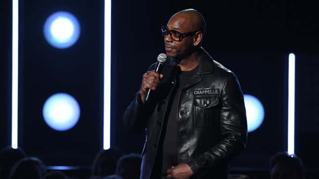 Dave Chappelle speaks onstage during the 60th Annual GRAMMY Awards at Madison Square Garden on January 28, 2018 in New York City.
