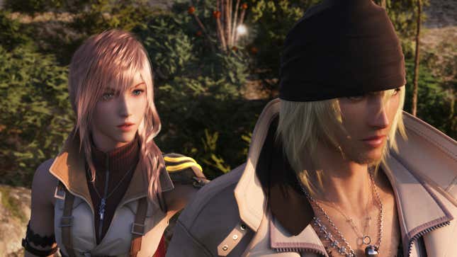 Lightning and Snow in Final Fantasy 13