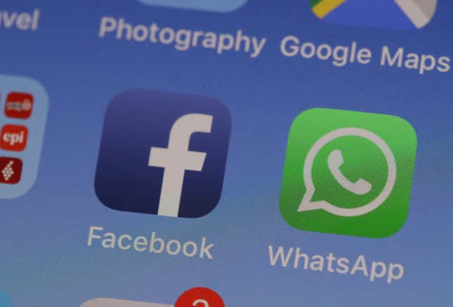 Over four billion WhatsApp messages are sent every hour by some two billion daily users.