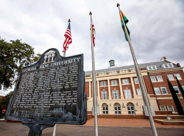 View of Florida A&amp;amp;M University, a public and historically Black university, in Tallahassee, on Dec. 14, 2020. 