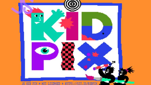 Image for article titled Pioneering Paint App KidPix Is Back and Ready To Run in Your Browser
