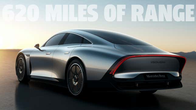 Image for article titled Mercedes-Benz Has A New EV Concept With High Range And Low-ish Power