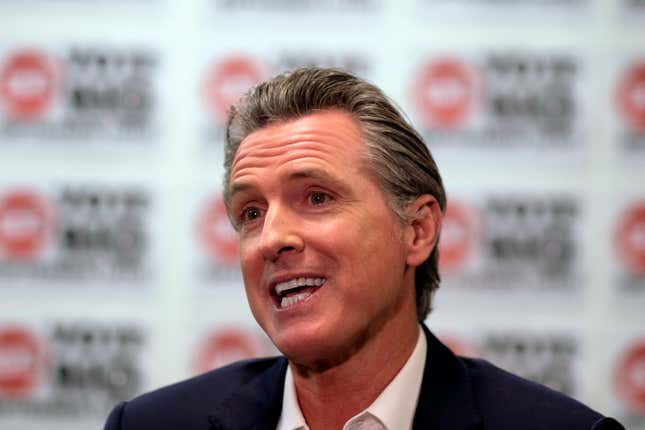 California Gov. Gavin Newsom authorized the commission studying reparations in his state.