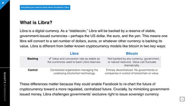 Image for article titled Presentation: Everything you need to know about Facebook’s Libra