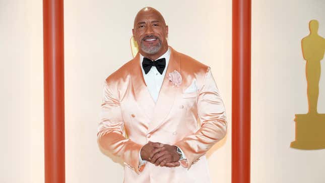 Dwayne ‘The Rock’ Johnson attends the 95th Annual Academy Awards on March 12, 2023 in Hollywood, California.