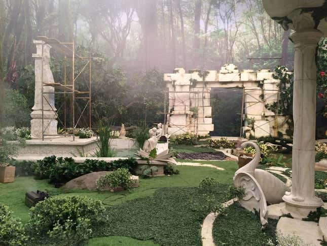 The sets of ‘Bahubali’.