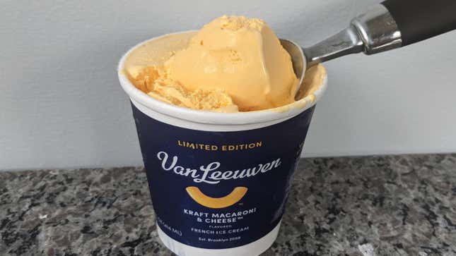 Image for article titled Kraft Macaroni &amp; Cheese Ice Cream is back, and it’s time to get onboard