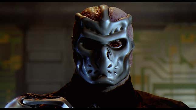 Kane Hodder as Uber Jason in Jason X, the tenth film in the Friday The 13th franchise