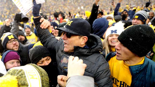 Jim Harbaugh and Michigan ended their drought against Ohio State and will be No. 2 in the rankings.