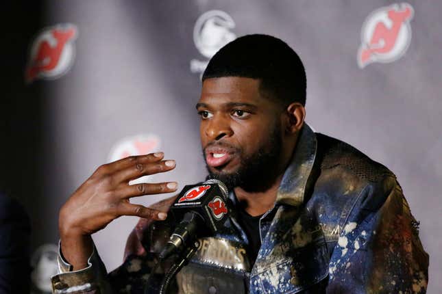 The 20-member coalition is chaired by former NHL players P.K. Subban (pictured) and Anson Carter
