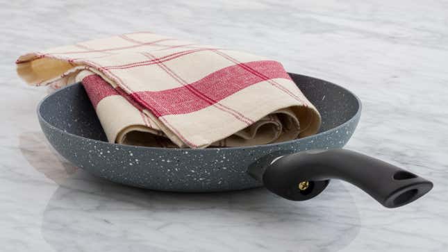 Image for article titled Stop Washing Your Nonstick Pan So Much (but Do This Instead)