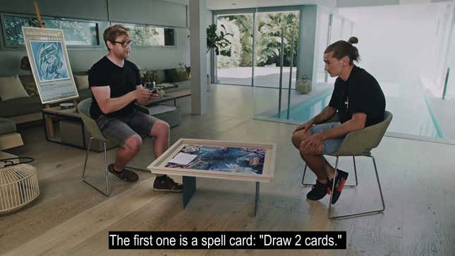 Image for article titled Antoine Griezmann Is A Yu-Gi-Oh! Ambassador