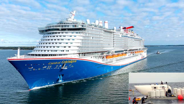 Image for article titled ‘We Don’t Look So Bad Now, Do We?’ Says Carnival Cruise Ad In Response To Missing Submersible
