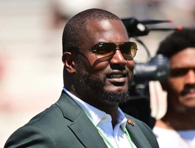 Florida A&amp;amp;M football head coach Willie Simmons looks on during the Orange and Green Spring Game at Bragg Memorial Stadium in Tallahassee, Florida, Saturday, April 15, 2023

Willie Simmons