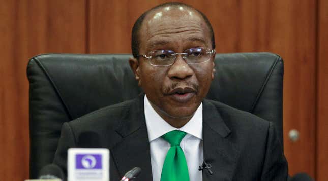 Central Bank Governor Godwin Emefiele