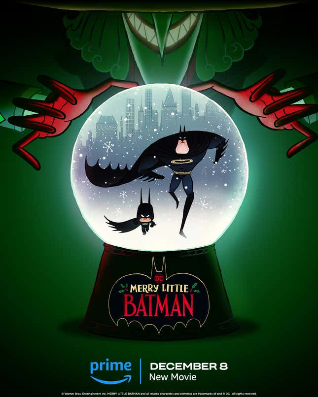 Image for article titled Prime Video Wishes You a Merry Little Batman This Winter