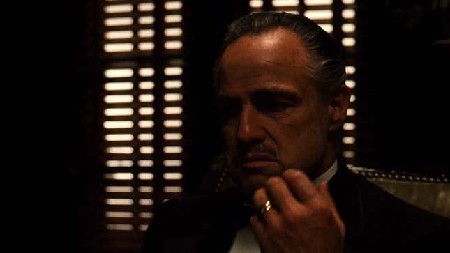 Michael Corleone in a scene from The GodFather