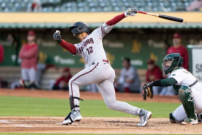 Lourdes Gurriel Jr. go-ahead run Arizona Diamondbacks Oakland Athletics