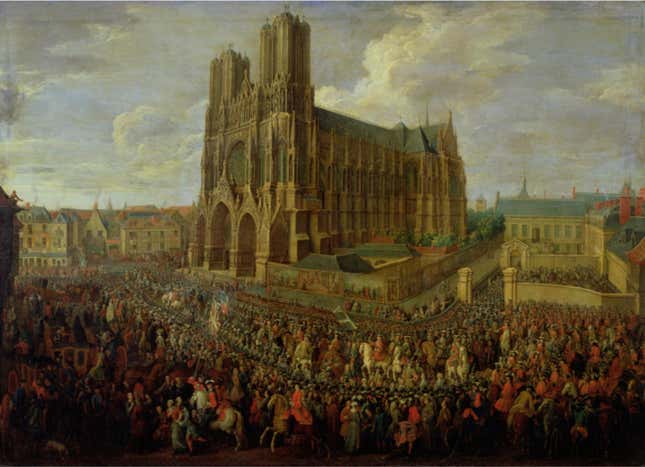 Coronation Procession of Louis XV in Reims (1724)