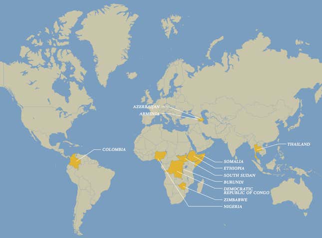 Image for article titled The most worrying world conflicts in 2017, ranked by foreign-policy experts