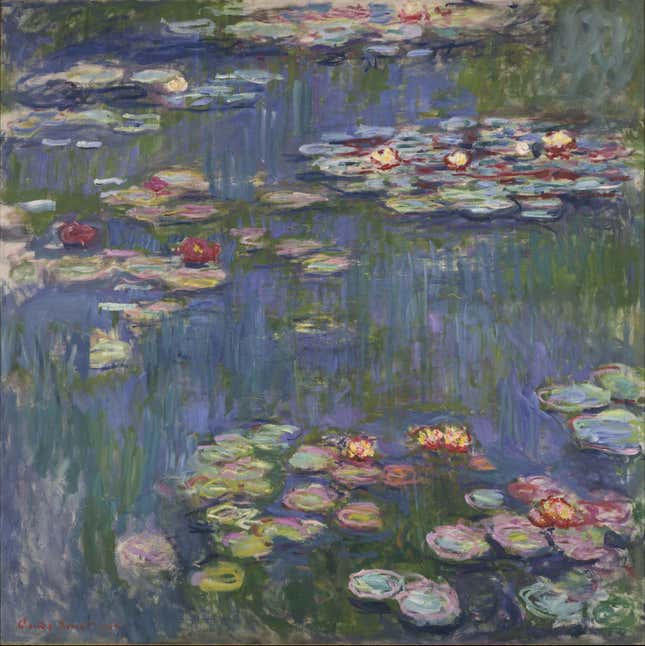 Water Lilies by Claude Monet.