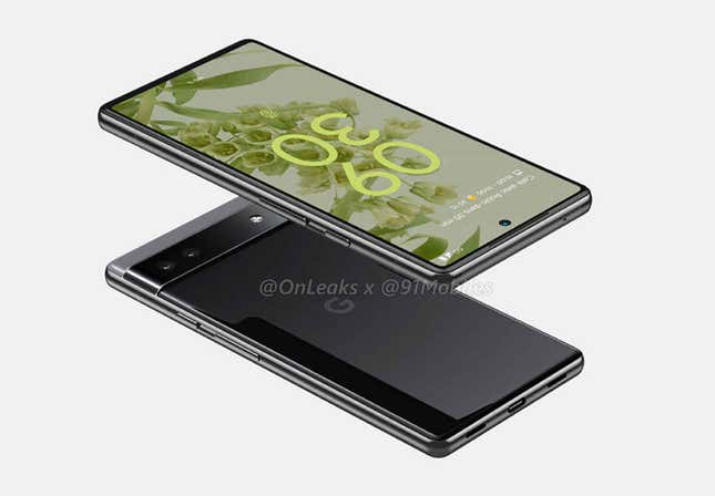 Imagen para el artículo titulado Google lanzará un clon compacto de su nuevo Pixel 6
