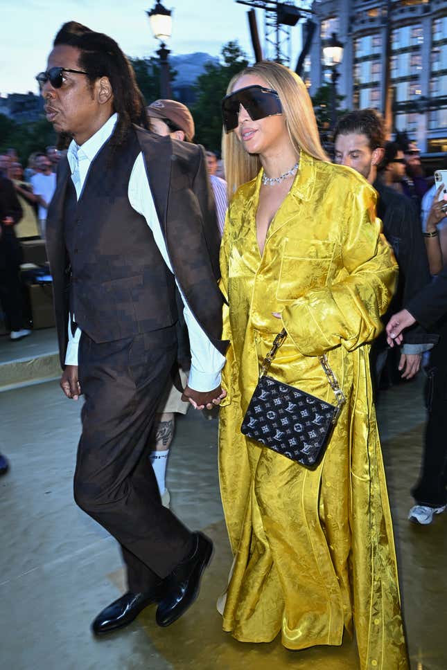 Image for article titled Zendaya, Rihanna, &amp; Beyoncé All Showed Up for Pharrell&#39;s &#39;LoVe&#39;-Inspired Louis Vuitton Debut