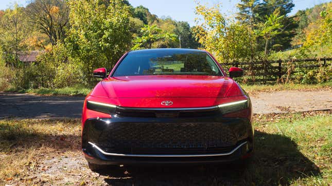 Image for article titled The 2023 Toyota Crown Is Gleefully Weird and Impressively Quick