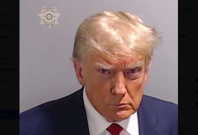 Image for article titled Here’s Trump’s Mugshot. Do Your Thing, Internet.