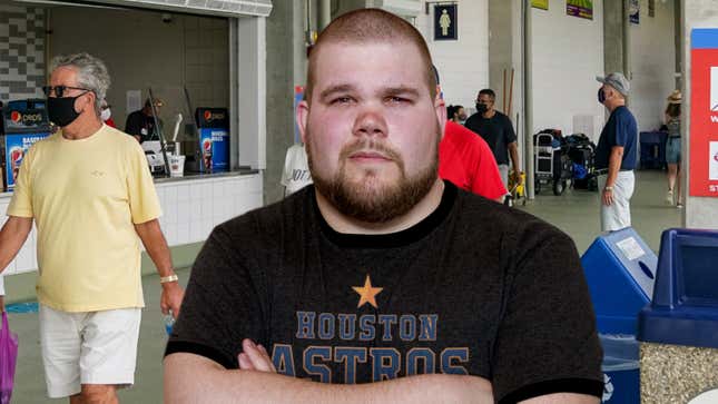 Image for article titled Irate Astros Fan Can’t Believe Gun Sales Cut Off After Seventh Inning