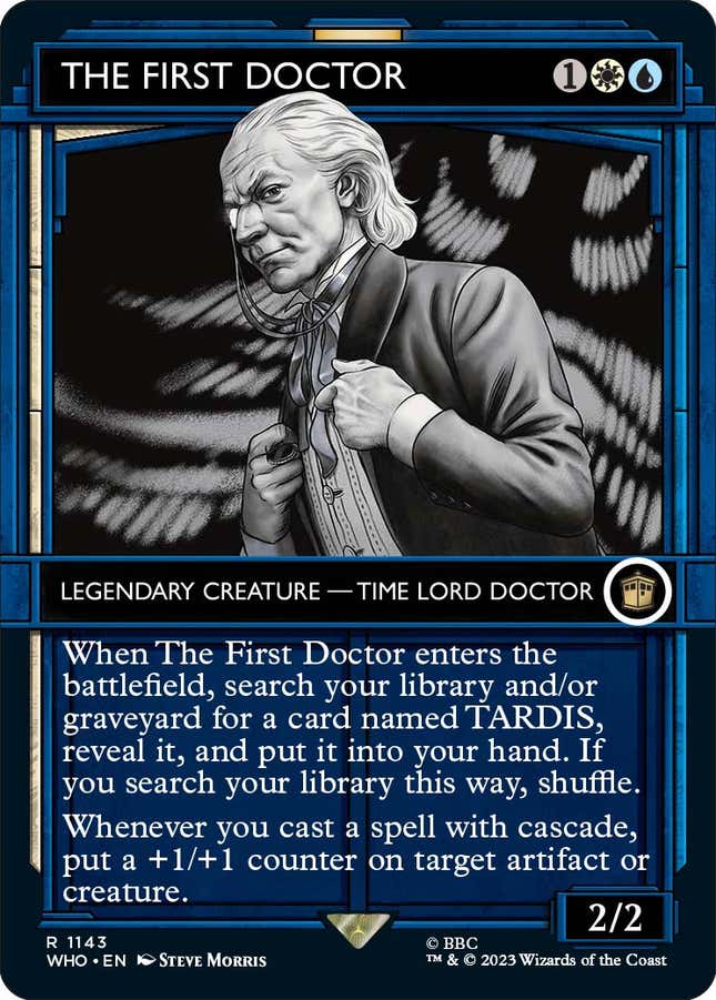 Image for article titled Magic The Gathering's Doctor Who Crossover Is a Cavalcade of Classic Heroes and Villains