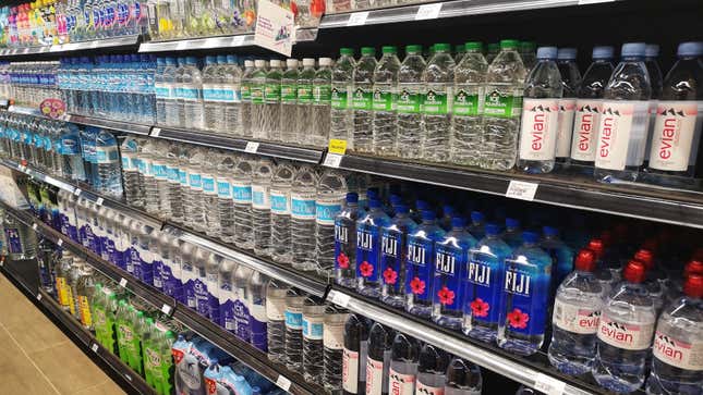 water aisle grocery store