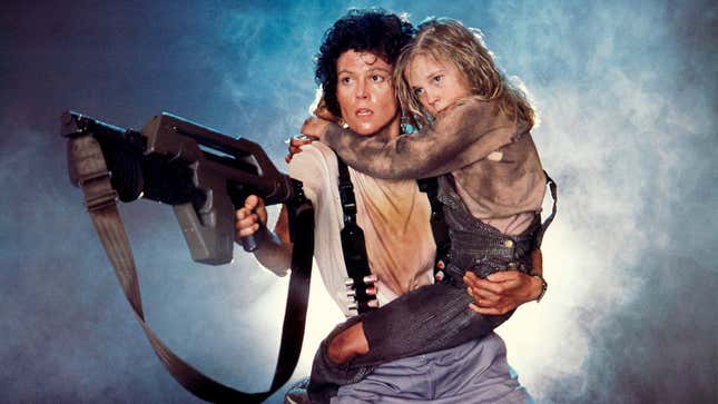 Ripley and Newt in Aliens.