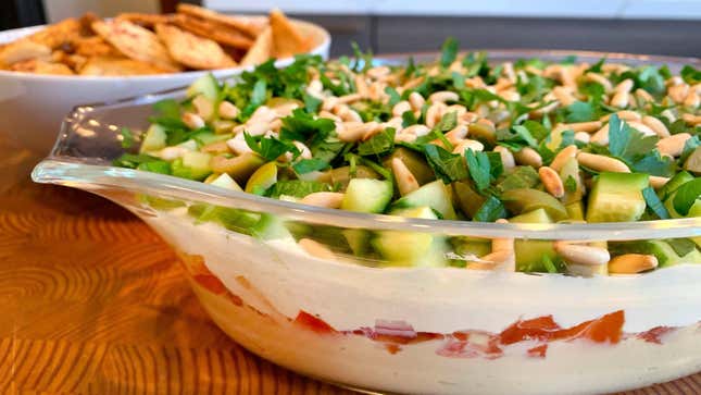 Mediterranean 7-Layer Dip