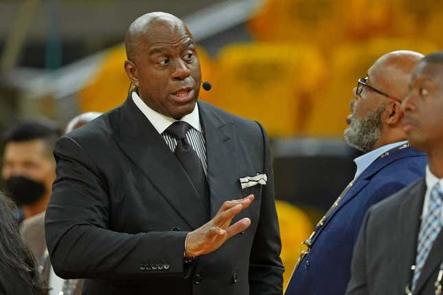 Magic Johnson joins bid to buy Washington Commanders - The Boston Globe