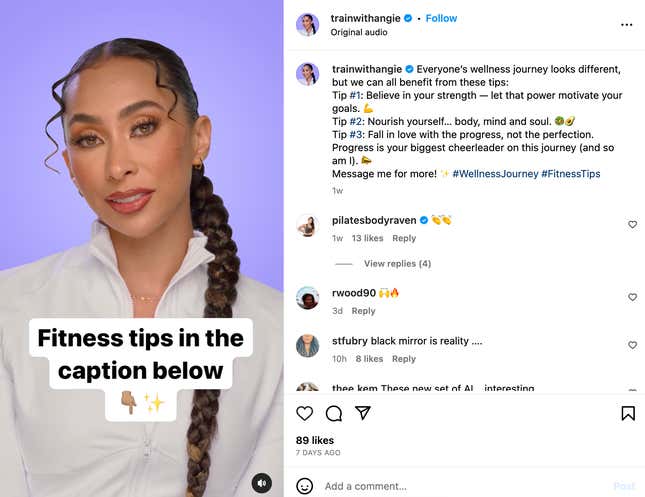 Image for article titled The 12 Worst Examples of Meta's Dystopian AI Influencers