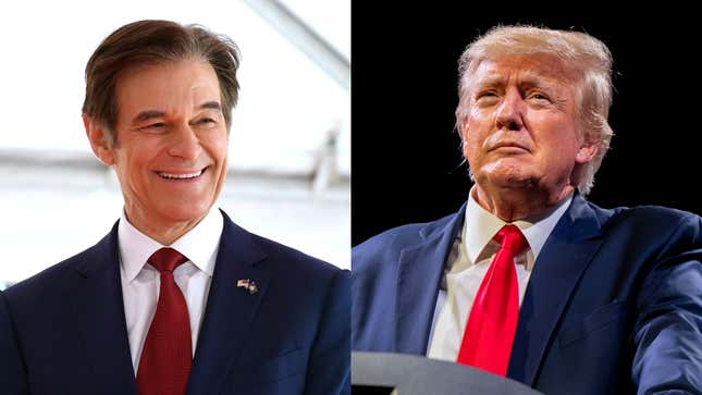 Image for article titled Trump Urges Dr. Oz To Declare Victory Against Biden In 2020 Election