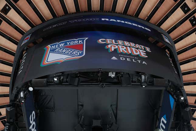 New York Rangers advertise Pride Night celebration, don't deliver 