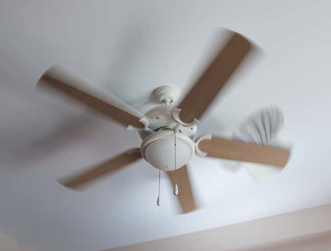 Image for article titled Ceiling Fan Knocks Off 1,000th Chef’s Hat