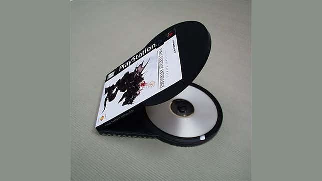 A prototype PS2 game box