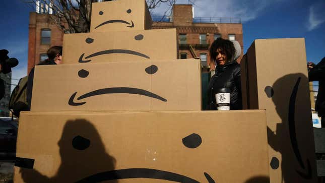 Image for article titled Amazon, Unable to Sustain Pandemic Boom, Will Layoff 18,000 Workers