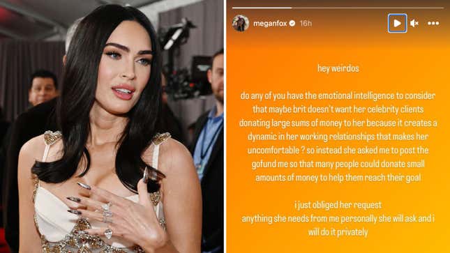 Image for article titled Megan Fox Calls Fans &#39;Psychos&#39; for Observing That She Is Wealthy
