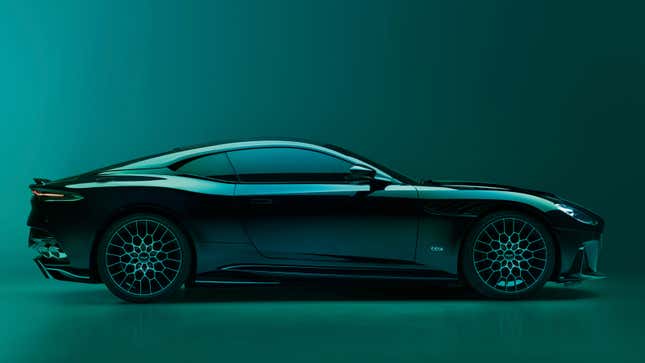 A photo of the Aston Martin DBS 770 Ultimate in profile.